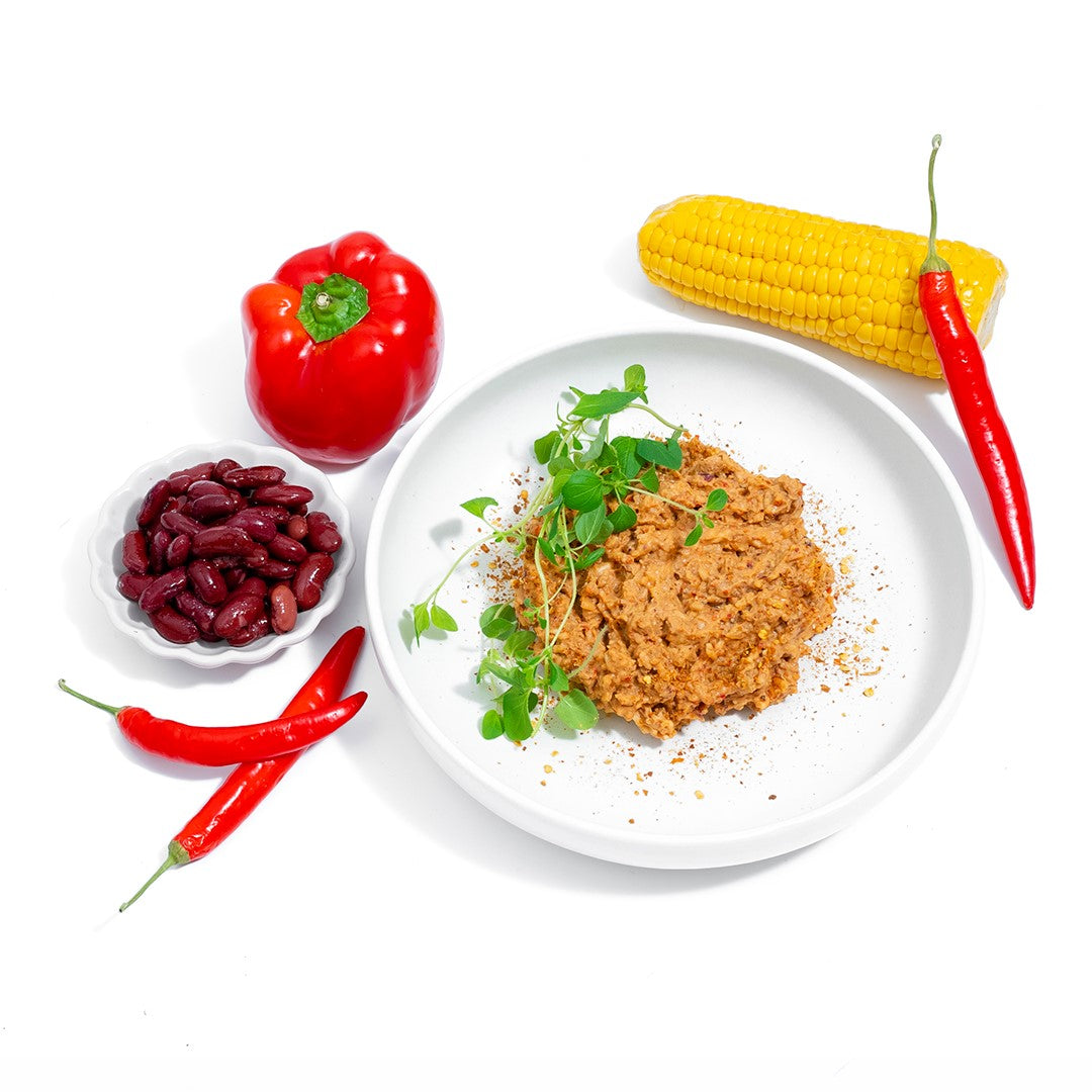 Kostersättning för viktkontroll Hotmeal Chili Sin Carne