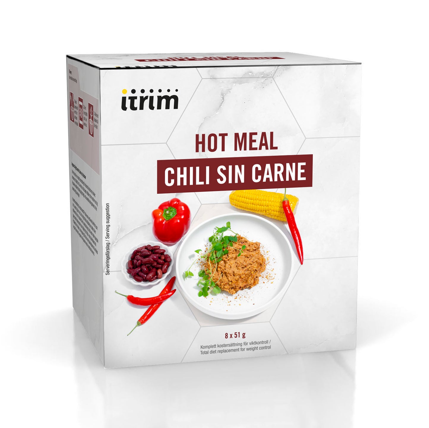 Hot Meal Chili Sin Carne x 8